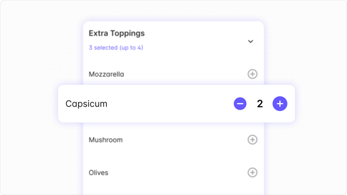 Modifier Quantities