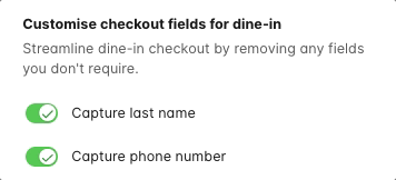 customise-checkout-fields-dinein